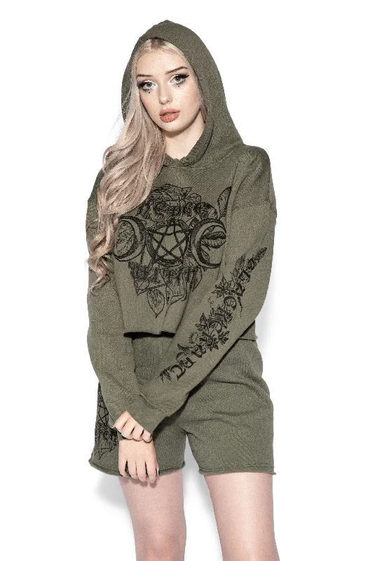 Hedge Witch - Women's Cropped Hoodie