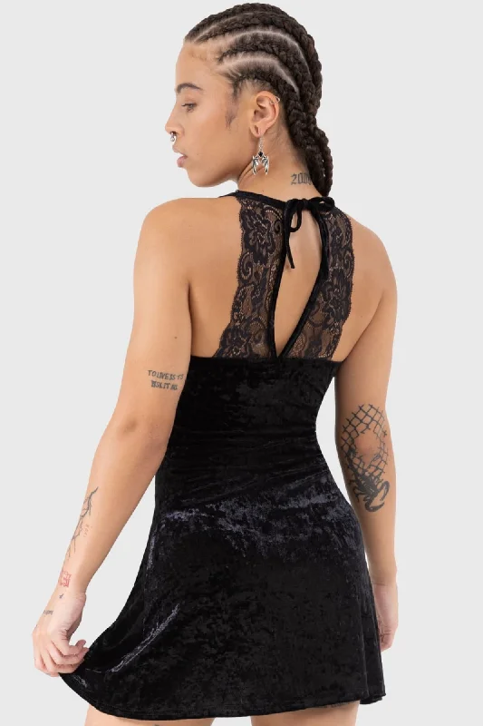 Burnt Obsidian Lounge Dress Confident Women's Power