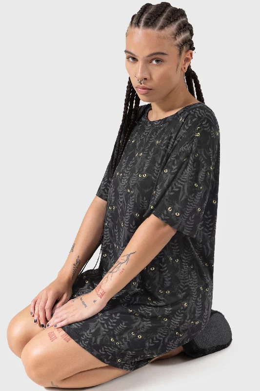Familiar Woods T-Shirt Dress Australian Beach