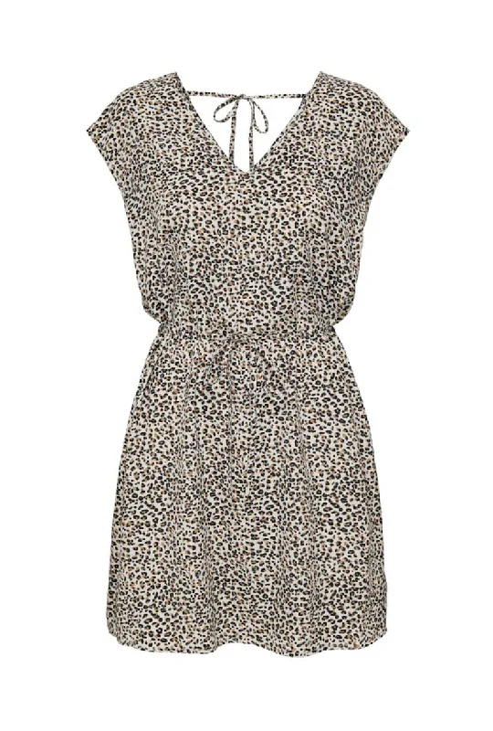 JDY OLIVIA LEO VNECK SL DRESS Practical Women's Multi - 