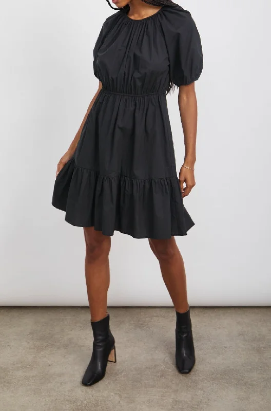 KHLOE DRESS - BLACK Refined Women's Hand - crafted