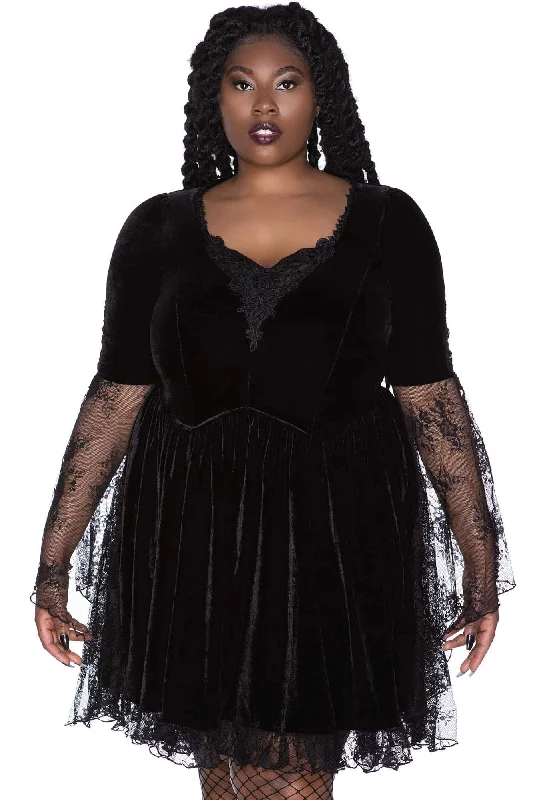Marya Brocade Dress [PLUS] Stylish Women's Neon