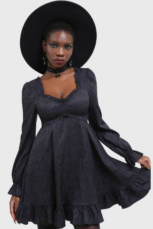 Morvina Dress Monochromatic Office Style