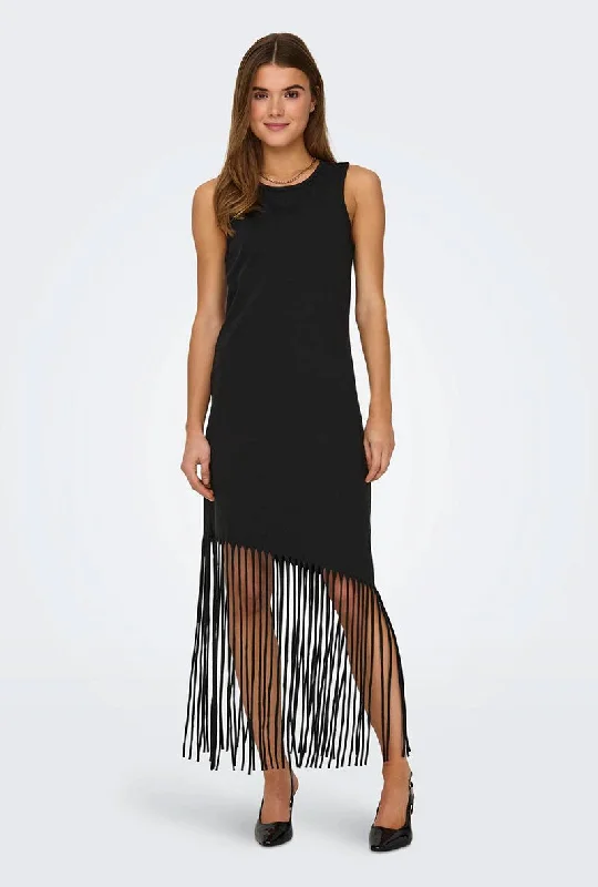 ONLY ZINNA SL FRINGE DRESS Bold Women's Statement