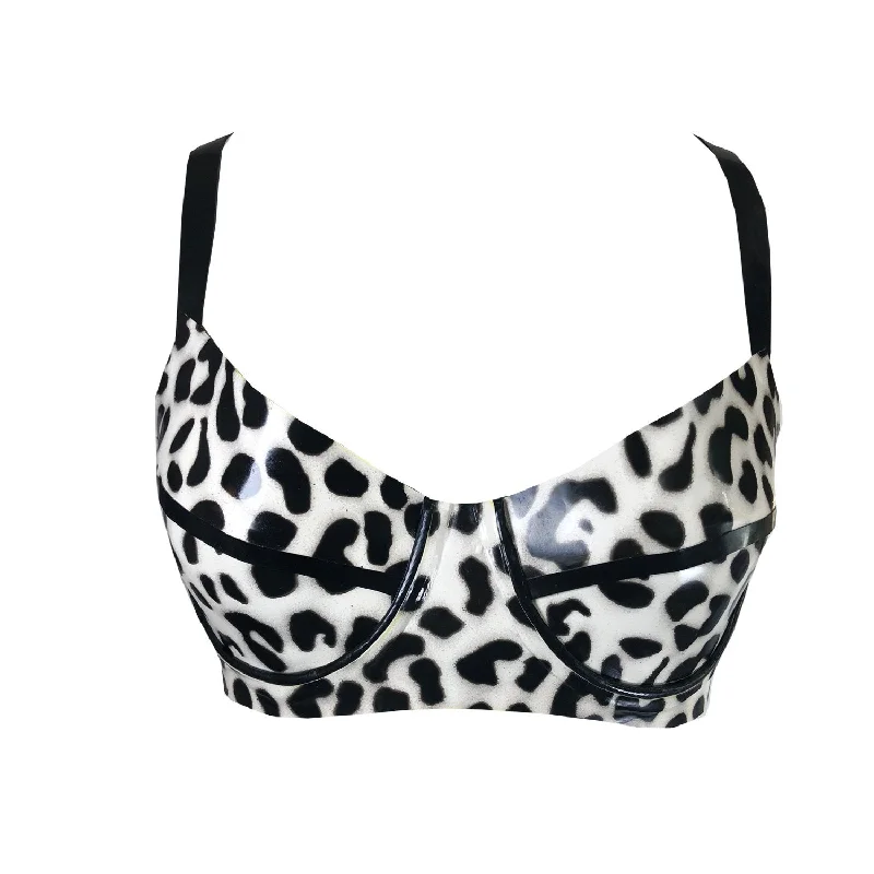 Print Underwire Bra Practical Women's Quick - dry