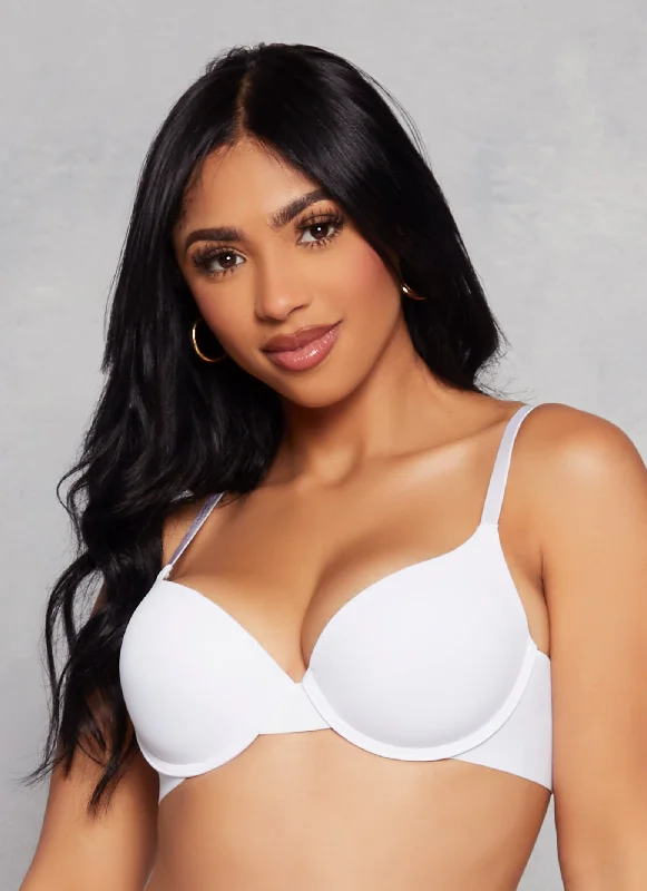 Basic Solid Plunge Bra