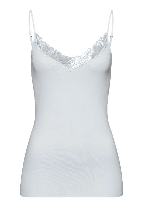 Anne Cotton V-Neck Camisole | Cool Blue 70931-2507