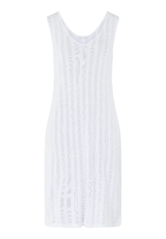 Simone Organic Cotton Tank Nightgown | White 74905-101