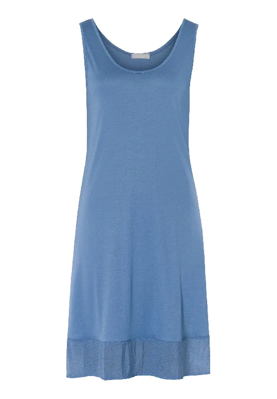 Audrey TENCEL™ and Silk Tank Nightgown | Dusty Blue 74916-2515