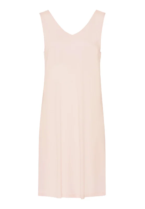 Emma Silk Accented Cotton Tank Nightgown | Morning Glow 74920-1348