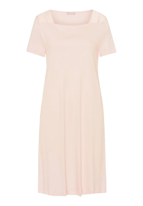 Emma Silk Accented Cotton Nightgown | Morning Glow 74921-1348 Polished Women's Silk