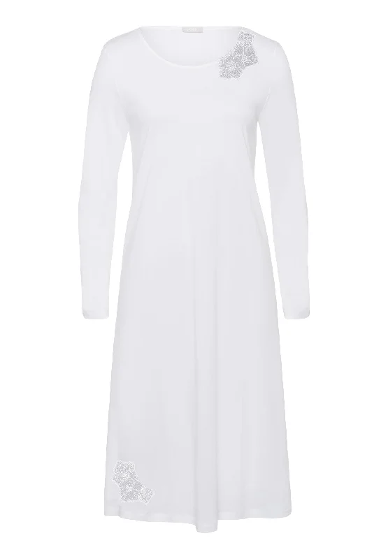 Naila Supima Cotton Nightgown | White 74996-101 Refined Women's Hand - crafted