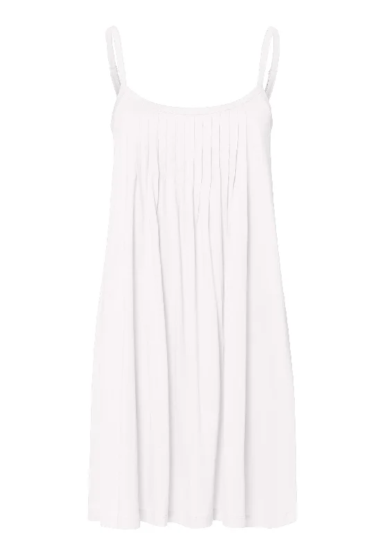 Juliet Pleated Cotton Babydoll | White 77747-101