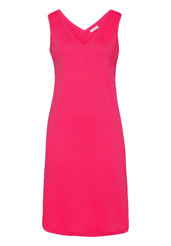 Pure Essence Cotton Tank Nightgown | Fuchsia 77946-2462