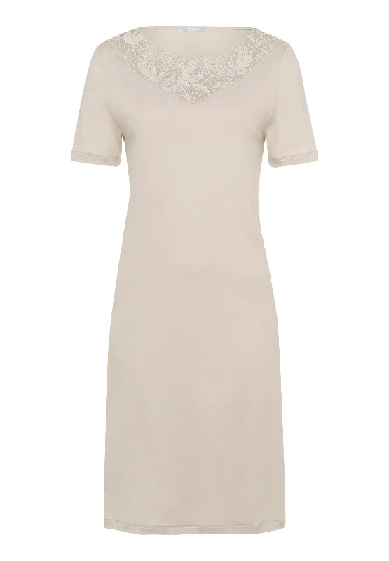 Felice Supima Cotton Nightgown | Pumice 77979-2801 Classic Women's Pin - striped
