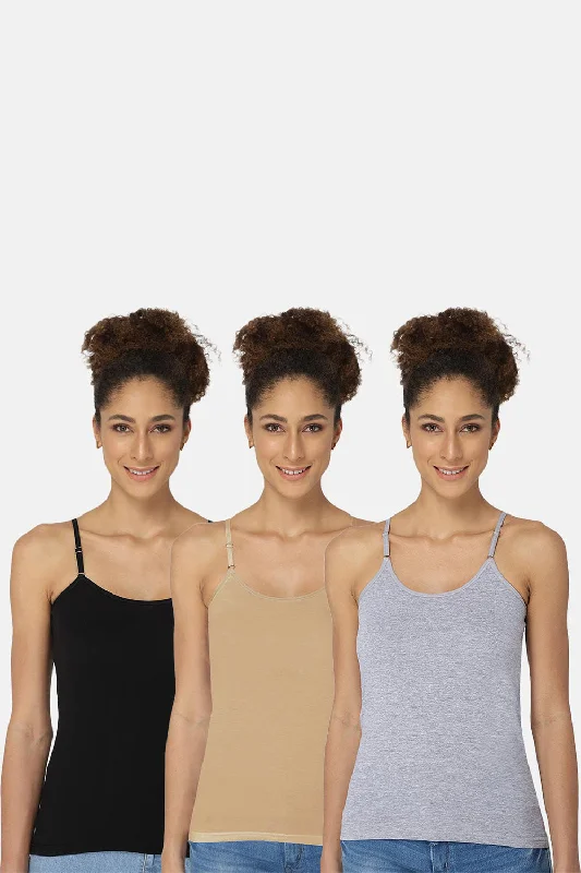 Intimacy Camisole-Slip Special Combo Pack - In08 - Pack of 3 - C53 Casual Women's Japanese Intimacy Camisole-Slip Special Combo Pack - In08 - Pack of 3 - C53 Casual Women's Japanese