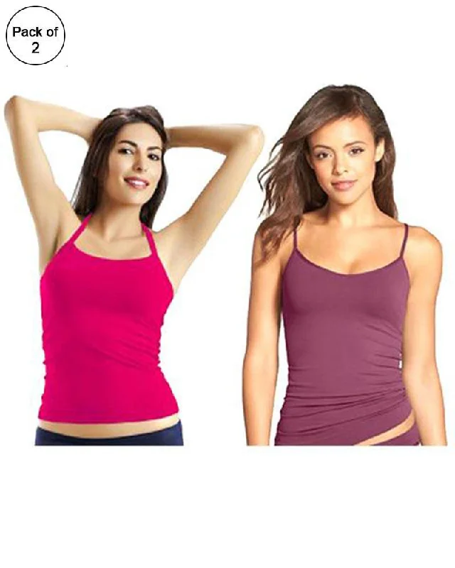 Pack Of 4 - Standard Plain Supersoft Camisole