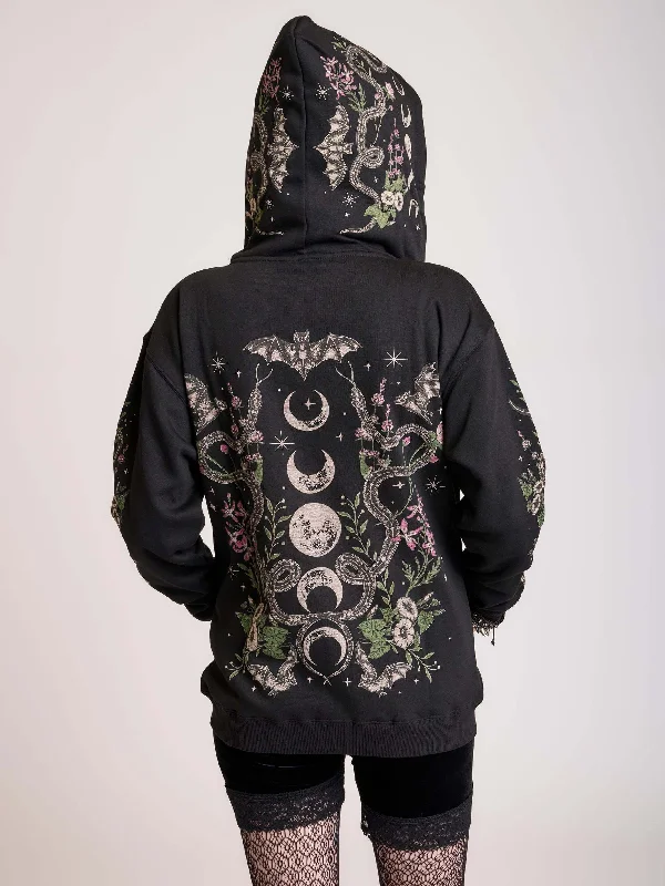 Moon Phase Garden Hoodie